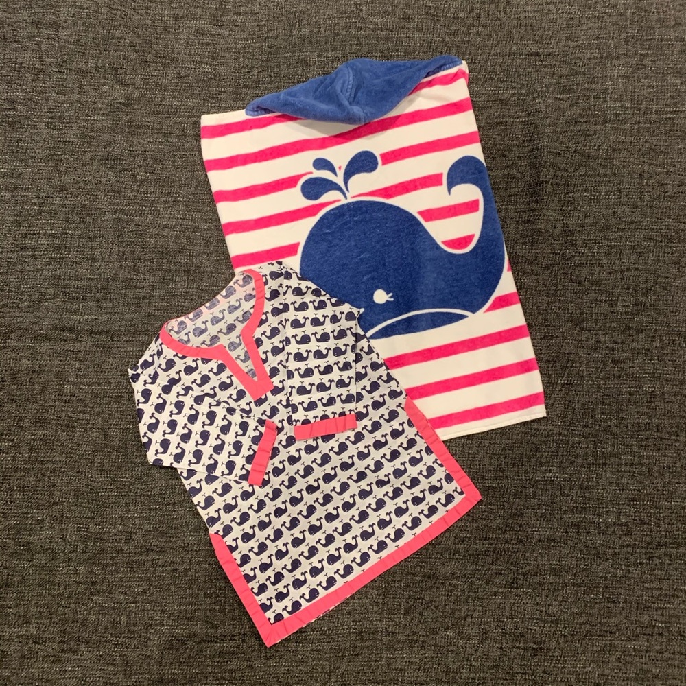 Pottery Barn Kids Beach Cover-Up and Towel